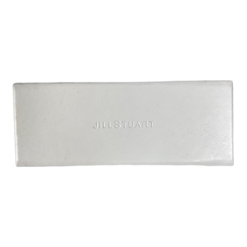 JILL STUART Eye Glass Hard Case White 6x2.5x2